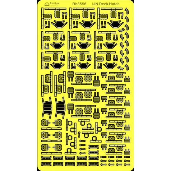 1/350 IJN Deck Hatch (1 Photo-Etched Sheet)