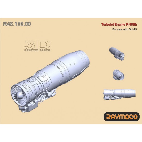 1/48 Sukhoi SU-25 Turbo Jet Engine R-95SH