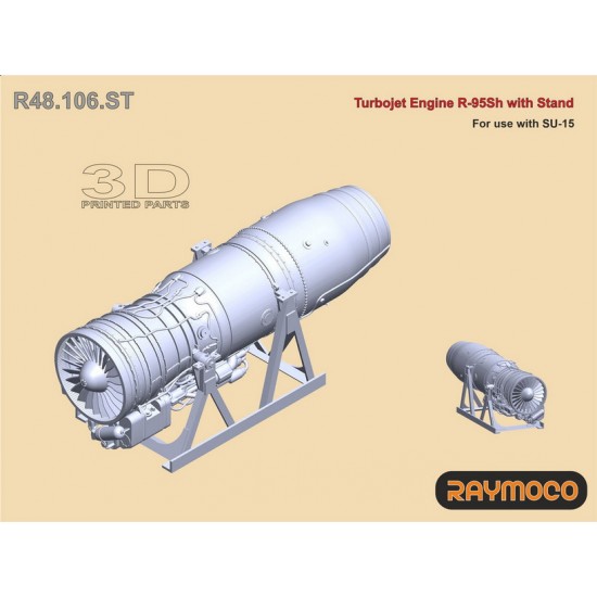 1/48 Sukhoi SU-25 Turbo Jet Engine R-95SH with Stand