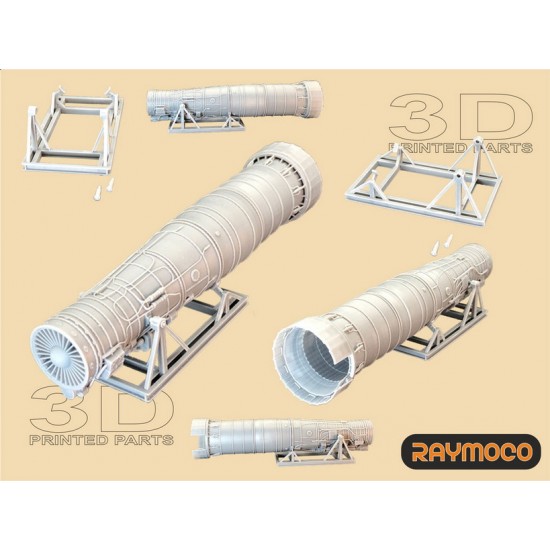 1/48 Mikoyan-Gurevich MiG-25 Engine R-15B-300 with Stand for ICM kits