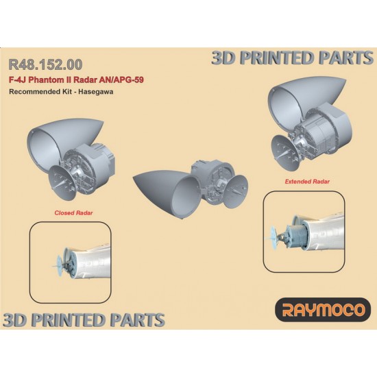 1/48 F-4J Phantom II Radar AN/APG-59 for Hasegawa kits
