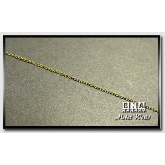 Brass Link Chain 1,35 x 1,65 (1 metre)