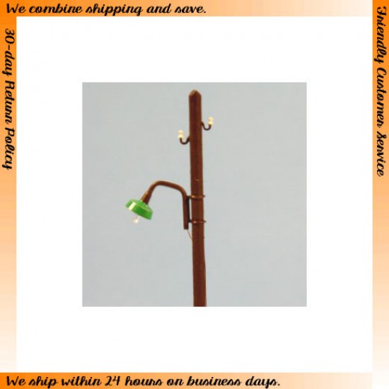 HO scale (1/87) - Lamp & Electric Pole Vol.4