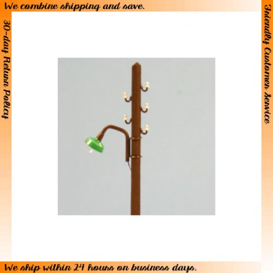 HO scale (1/87) - Lamp & Electric Pole Vol.5