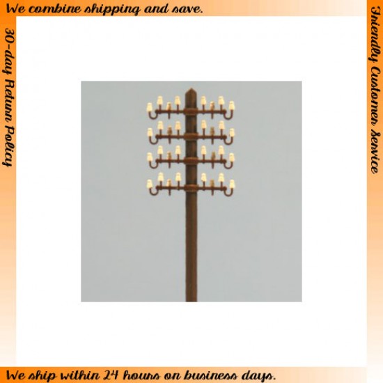 HO scale (1/87) - Lamp & Electric Pole Vol.19