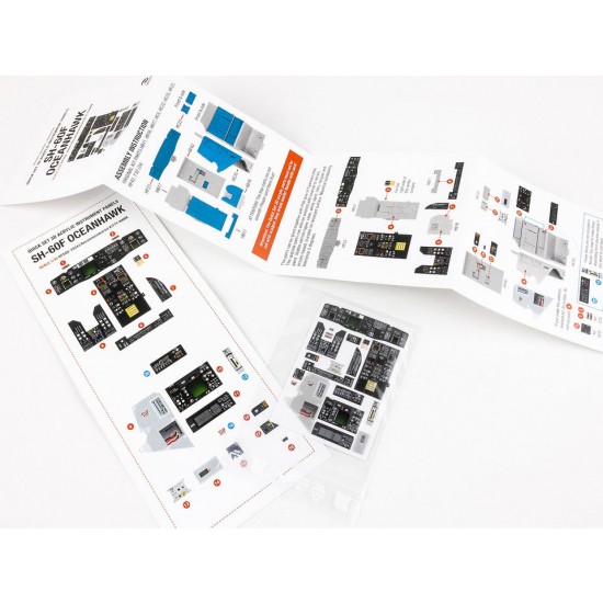 1/35 SH-60F Ocean Hawk 3D Instrument Panel for Kitty Hawk kit