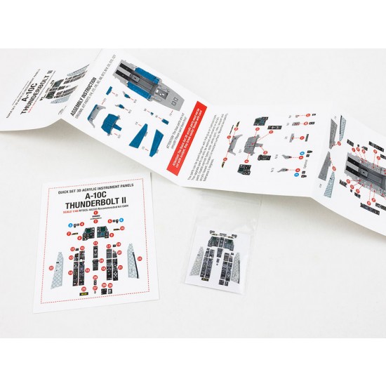 1/48 A-10C Thunderbolt II Instrument Panels for GWH kits