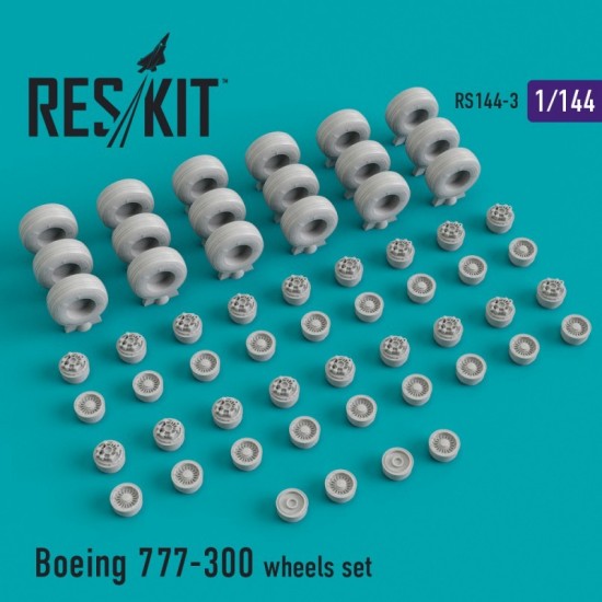 1/144 Boeing 777-300 Wheels set for Revell kits