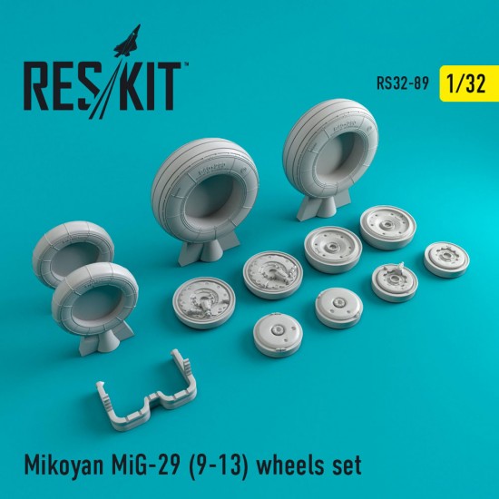 1/32 Mikoyan MiG-29 (9-13) Wheels set for Trumpeter kits