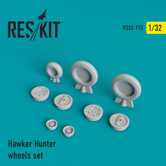 1/32 Hawker Hunter Wheels set for Revell kits