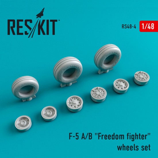 1/48 Northrop F-5 A/B "Freedom Fighter" Wheels for Italeri/Kinetic/Academy kits