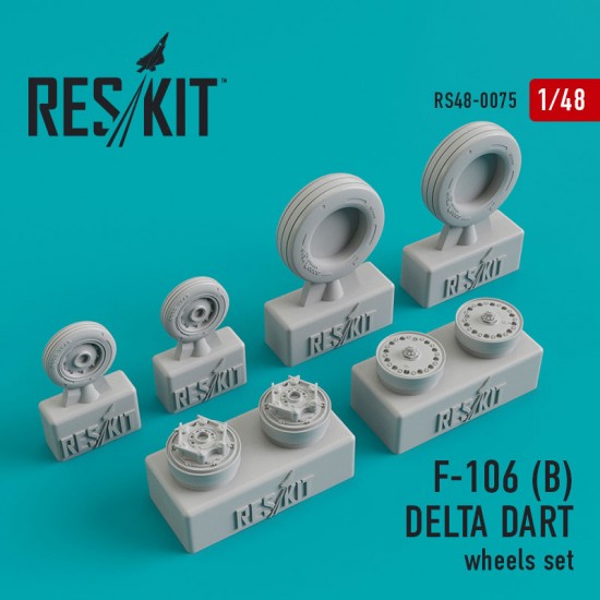 1/48 Convair F-106 (B) Delta Dart Wheels for Trumpeter kits