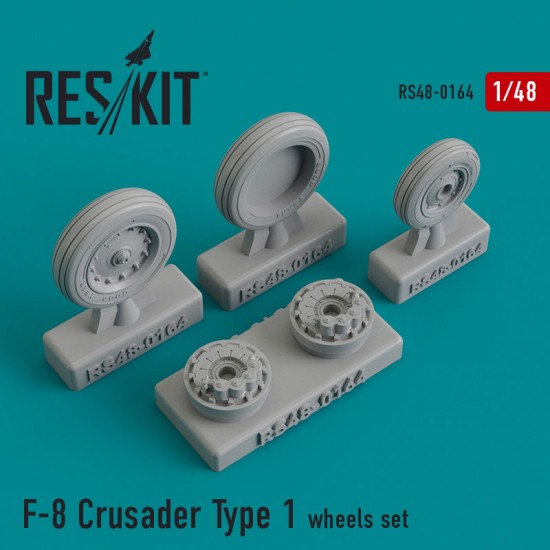 1/48 F-8 Crusader Type 1 Wheels set for Esci/Eduard/Hasegawa/Revell kits