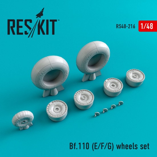 1/48 Bf.110 E/F/G Wheels Set for Dragon/Eduard/Hasegawa/Italeri/Revell/Cyber Hobby kits