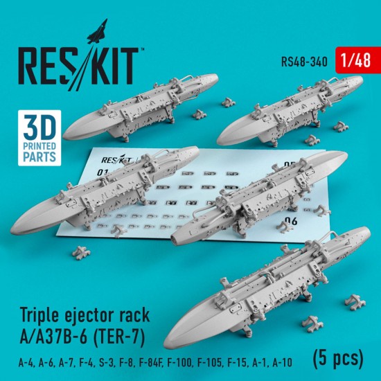 1/48 Triple Ejector Rack A/A37B-6 (TER-7) (5pcs)