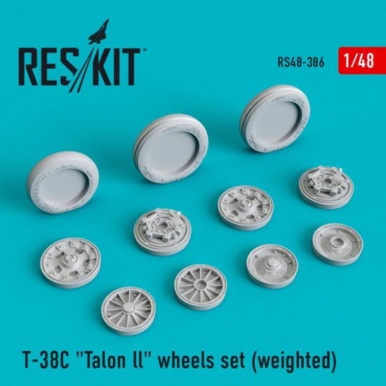 1/48 Northrop T-38C Talon Ll Wheels Set (Weighted)