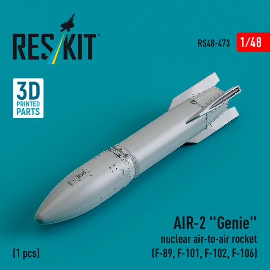 1/48 AIR-2 Genie Nuclear Air-to-air Rocket for F-89, F-101, F-102, F-106