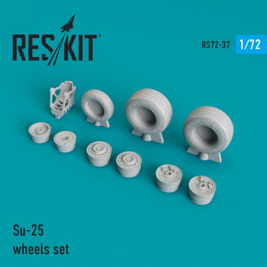 1/72 Su-25 Wheels for Zvezda/Revell/Art mode kits