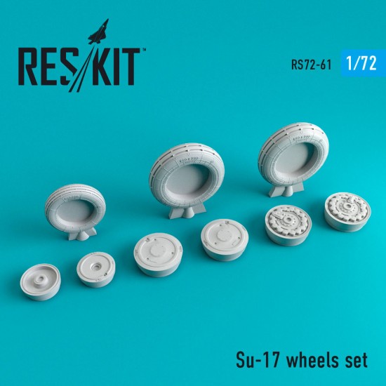 1/72 Su-17 Wheels for Esci/Italeri/Modelsvit/Bilek/Smer/Mastercraft kits