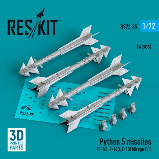 1/72 Rafael Python 5 Missile (4pcs)