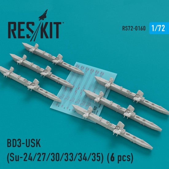 1/72 Su-24/27/30/33/34/35 BDZ-USK Racks (6 pcs)