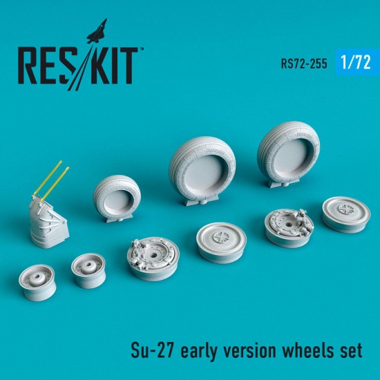 1/72 Su-27 Wheels set Early version for Revell/Hasegawa/Zvezda/Trumpeter/ICM/Airfix kits