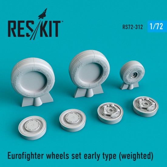 1/72 Eurofighter Wheels set Early Type (weighted) for Revell/Hasegawa/Airfix/Italeri kits