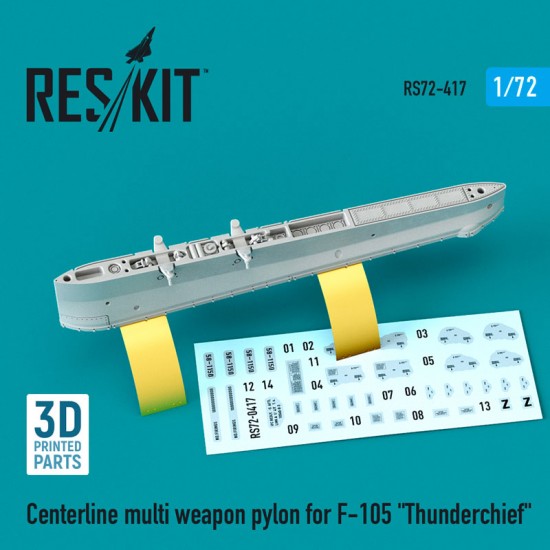 1/72 Centerline Multi Weapon Pylon for F-105 Thunderchief (3D Printing)