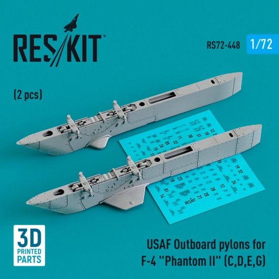 1/72 USAF Outboard Pylons for F-4 "Phantom II" (C,D,E,G) (2 pcs)