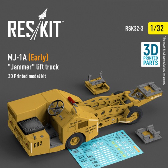 1/32 MJ-1A (Early) "Jammer" Lift Truck (3D Printed model kit)