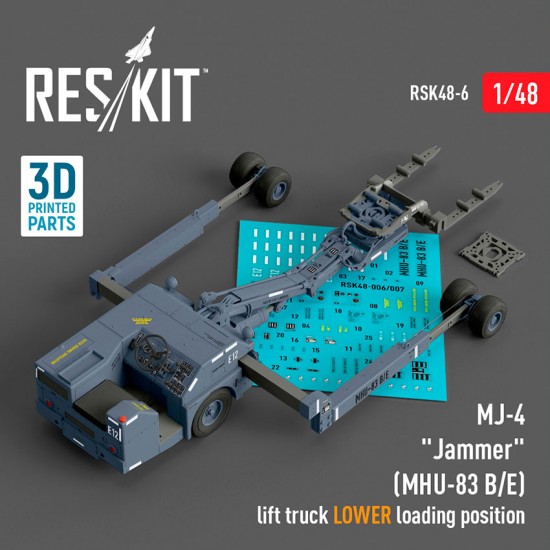 1/48 MJ-4 Jammer (MHU-83 B/E) Early Lift Truck Lower Loading Position