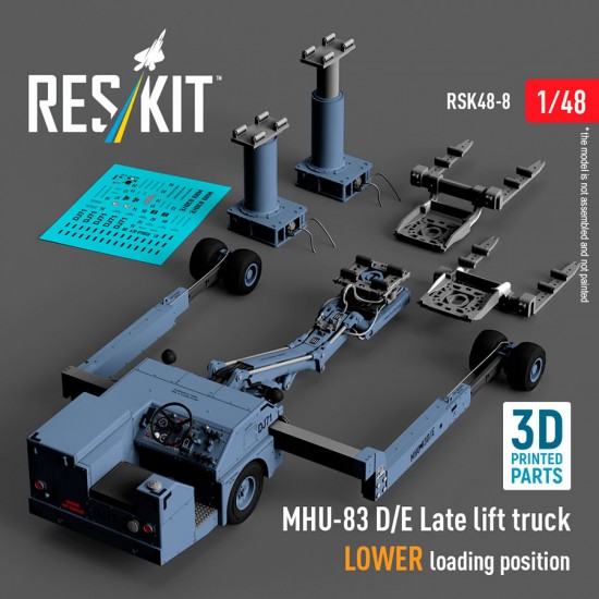 1/48 MHU-83 D/E Late Lift Truck LOWER Loading Position (3D Printed model kit)