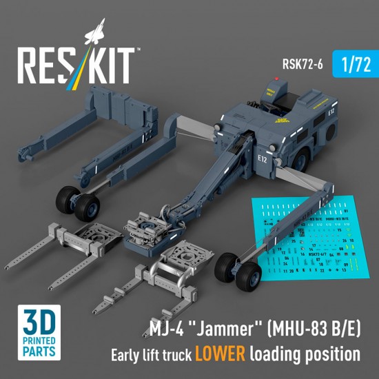 1/72 MJ-4 Jammer (MHU-83 B/E) Early Lift Truck LOWER Loading Position