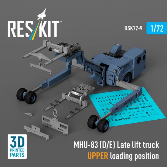 1/72 MHU-83 (D/E) Late Lift Truck UPPER Loading Position (3D Printed model kit)