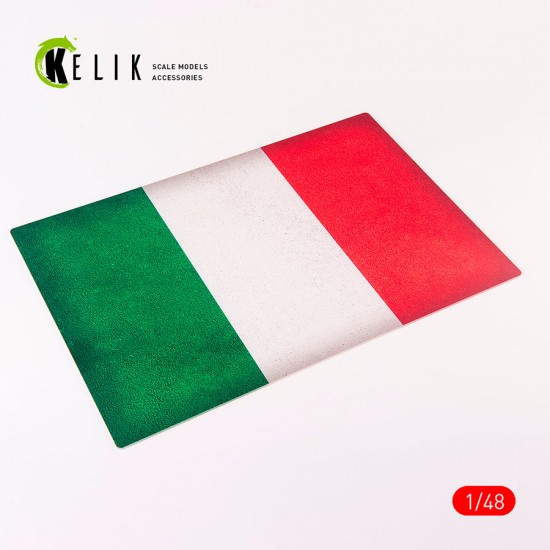 1/48 Italy Flag Acrylic 3mm Base (410 x 270 mm)