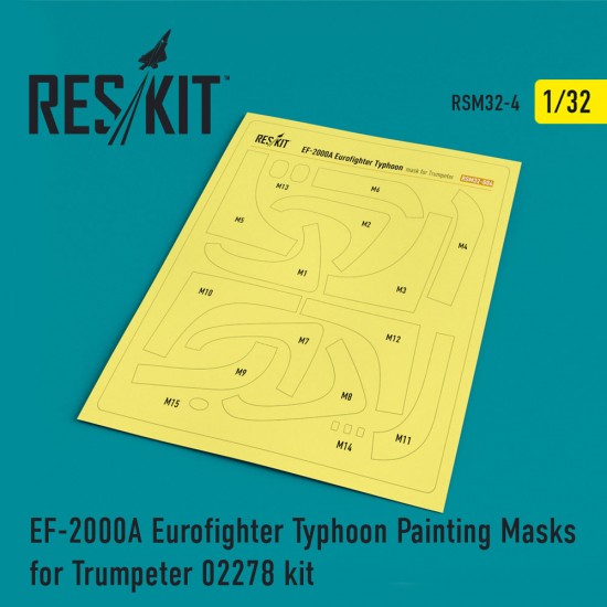 1/32 EF-2000A Eurofighter Typhoon Painting Masks for Trumpeter #02278