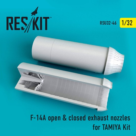 1/32 Grumman F-14A Tomcat Open & Closed Exhaust Nozzles for Tamiya kits