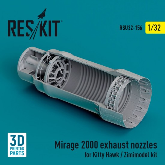 1/32 Mirage 2000 Exhaust Nozzle for Kitty Hawk / Zimimodel Kit