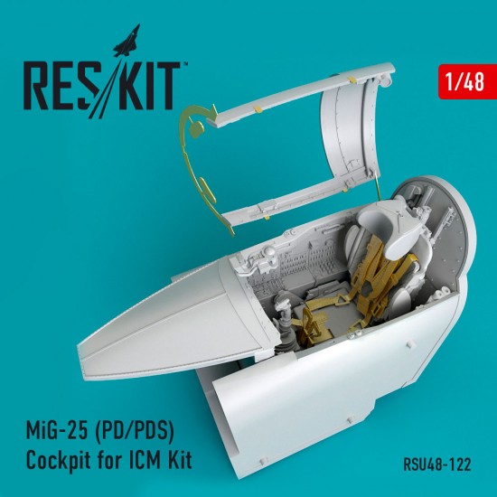 1/48 Mikoyan-Gurevich MiG-25 (PD/PDS) Cockpit for ICM Kit