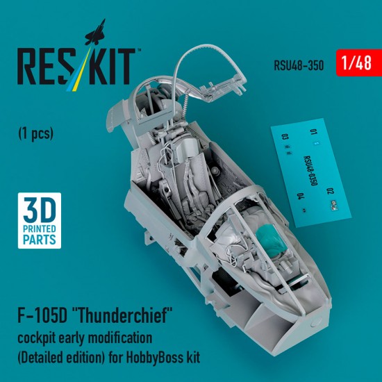 1/48 F-105D Thunderchief Cockpit Early (Detailed Edition) for Hobby Boss Kit