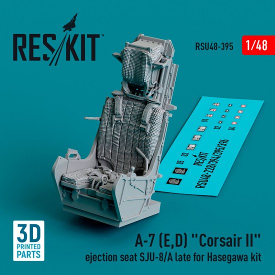 1/48 A-7 (E/D) Corsair II Ejection Seat SJU-8/A Late for Hasegawa Kit