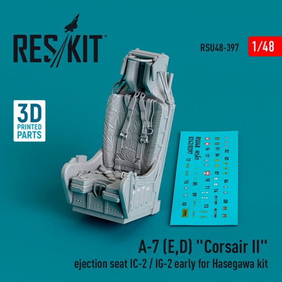 1/48 A-7 (E/D) Corsair II Ejection Seat IC-2 / IG-2 Early for Hasegawa Kit