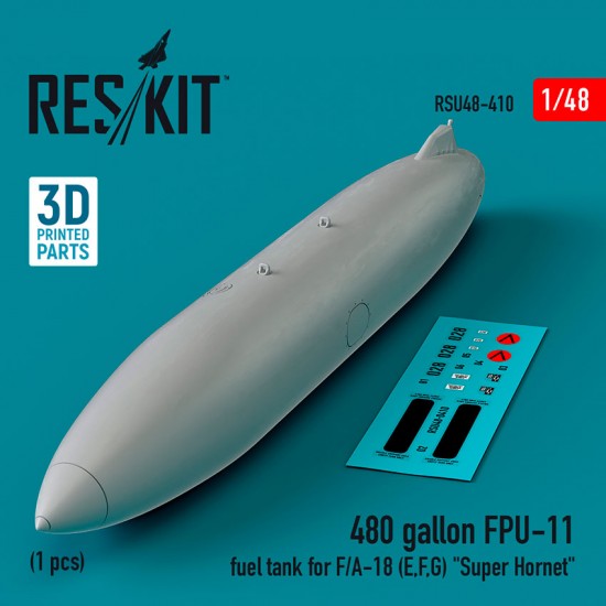 1/48 480 Gallon FPU-11 Fuel Tank for F/A-18 (E/F/G) Super Hornet (1pc)