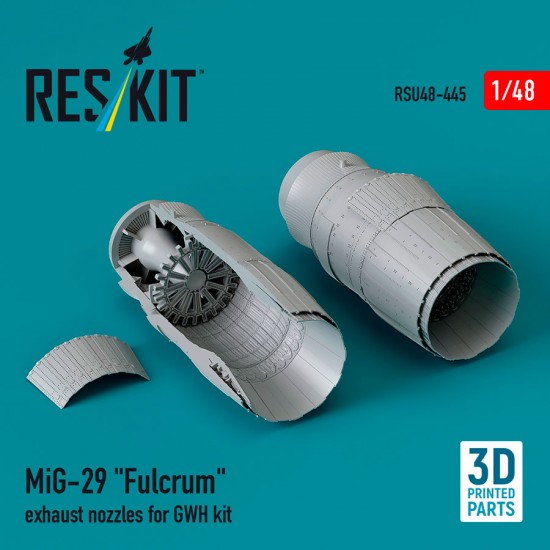 1/48 MiG-29 Fulcrum Exhaust Nozzles for GWH kit