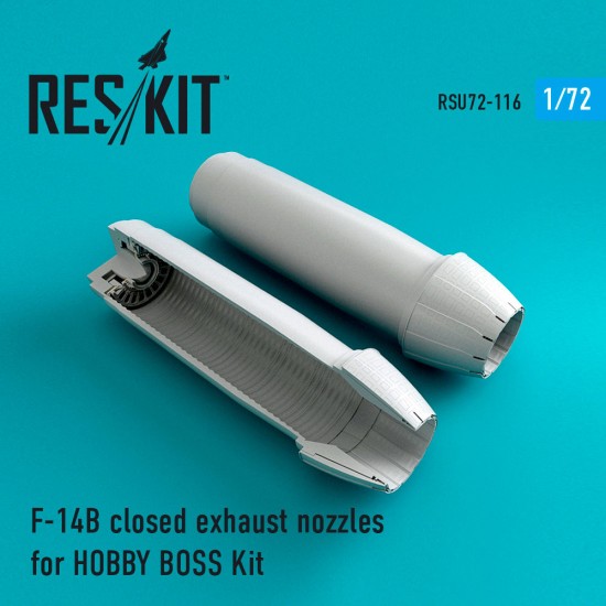 1/72 F-14 (BD) Closed Exhaust Nozzles for HobbyBoss Kit