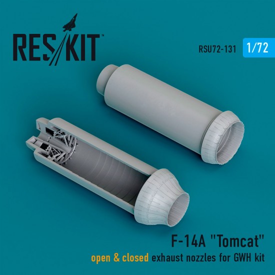 1/72 F-14A Tomcat Open and Closed Exhaust Nozzles for Great Wal Hobby Kit