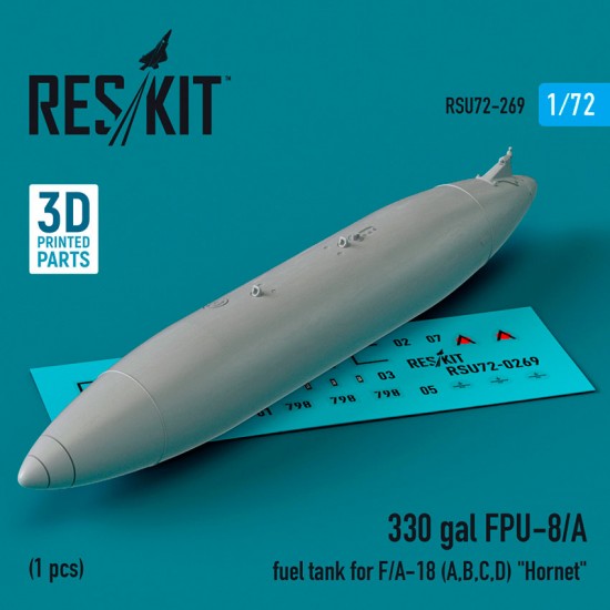 1/72 330 Gal FPU-8/A Fuel Tank for F/A-18 (A/B/C/D) Hornet (1pc) 