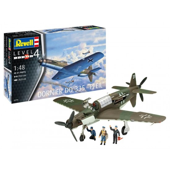 1/48 Dornier Do 335 Pfeil (figures included)