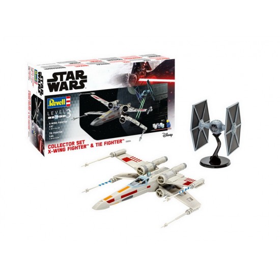 Star Wars Collector Set X-Wing Fighter + TIE Fighter