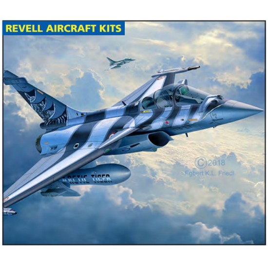 1/48 Dassault Aviation Rafale C Model Set (kit, glue, brush, paints)